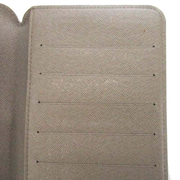 LOUIS VUITTON Damier Geant Mage Leather Multi-Pass Case Khaki Men's